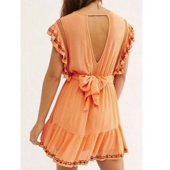 Free People Weekend Brunch Mini Dress Medium NWT - Picture 3 of 6